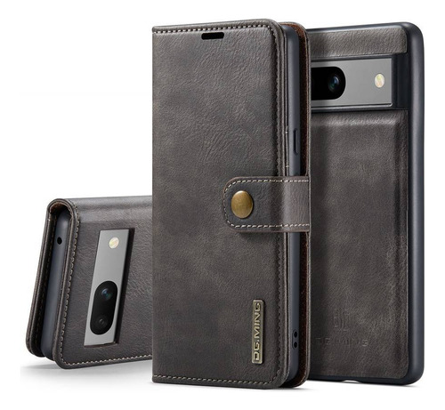 Funda De Piel Magnética Desmontable Tipo Cartera Para Google Pixel 5a 6 6pro 6a 7 7a 7 8 Pro 8a 9 Pro Xl 9a, Funda Con Tapa Extraíble