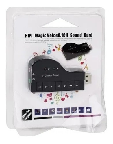 Tarjeta De Sonido 8.1 Usb 2.0 X7/control De Volumen