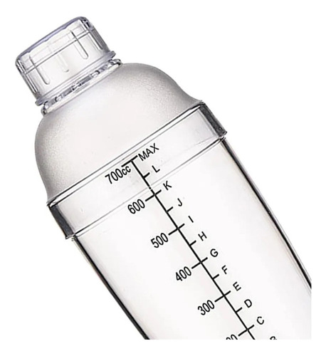 Conjunto De De Vaso Coctelera Acrílico Coctelera Acrílico