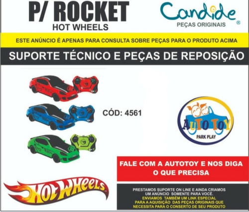 Rocket  4561 - Hot Wheels - Consulta Para Peças