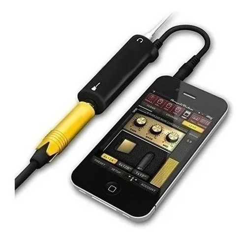 Adaptador Interface Conversor Guitarra iPad iPhone Android