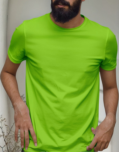 Playera Hombre Algodón Premium Fresca Y Duradera 20 Colores