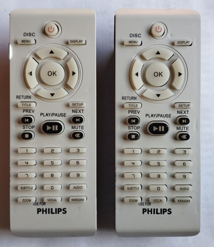 Control Remoto Dvd Philips Modelo Dvp3142k/55