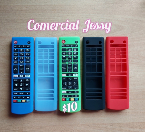 Imagen 3 de 6 de Estuches Protectores De Silicona Para Control Remoto LG.