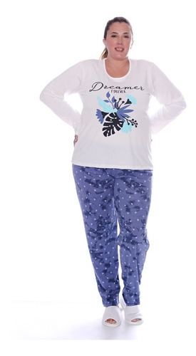 Pijama De Mujer Invierno Talle Super Grande Art 846