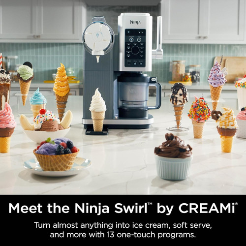Máquina Para Hacer Helados Y Helados Ninja Swirl De Creami,