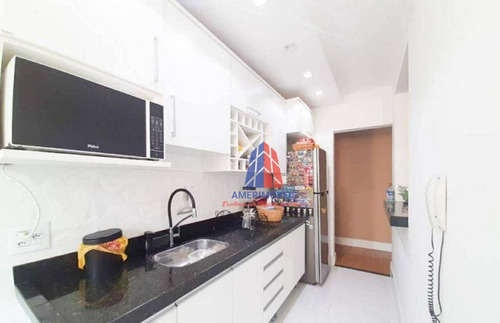 Imagem 6 de 22 de Apartamento Com 2 Dormitórios À Venda, 56 M² Por R$ 225.000 - Spazio Acrópolis - Americana/sp - Ap1675