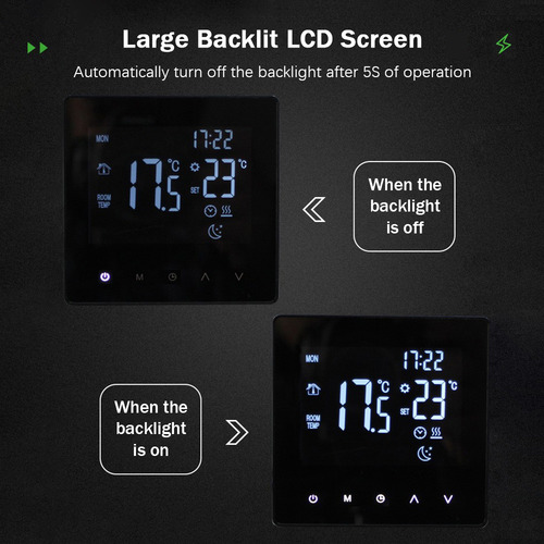 Controlador De Temperatura Smart Thermostat L Display