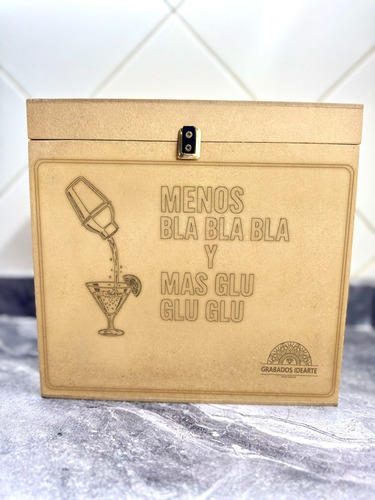 Set De Cocteleria En Caja Personalizado. Dia Del Padre!