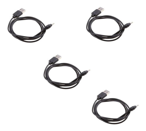 4 Piezas A 5v .5 * 0.7mm Conector Cable De Alimentación