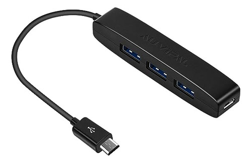 Auvipal Adaptador De Concentrador Micro Usb Otg De 3