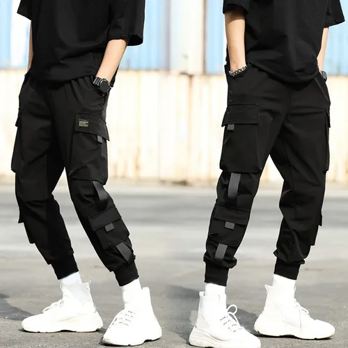 Pantalones de moda negro hotsell