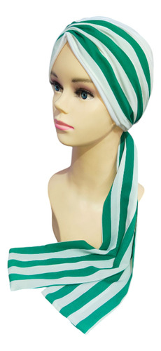 Turbante Gorro Dama Mujer Oncológico De Banda Mascada Tyamia
