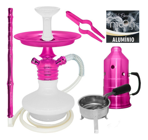 Narguile Completo Mini Monster Mangueira Anti Chamas Barato