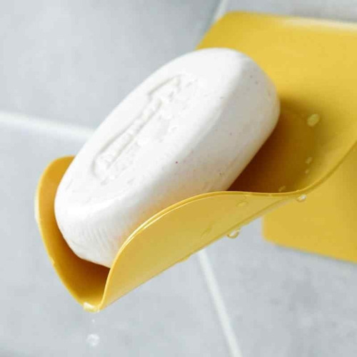 Imagen 2 de 8 de Jabonera Estilo Drenaje Con Adhesivo Baño Ducha Lavamano
