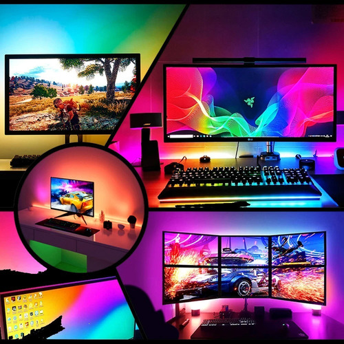 Tira De Luz Led Rgb Ambibox 2.0 Pc Sincroniza Con La Imagen