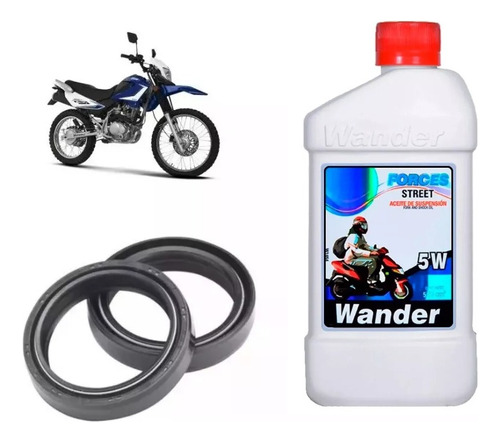 Retenes Barral Suspension Gilera Sahel150 + Aceite  Pr Motos