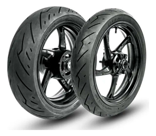 Par Pneus 120/70-17 + 160/60-17 Cb500 Mt03 Xj6 Furia G2