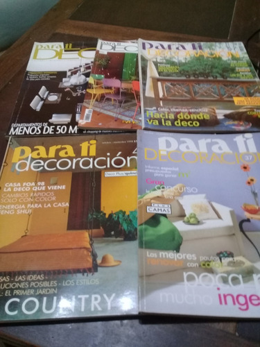 Lote De 9 Revistas De Decoracion