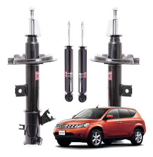 Kit Amortiguadores Nissan Murano 3.5 2003-2008 Del + Tras