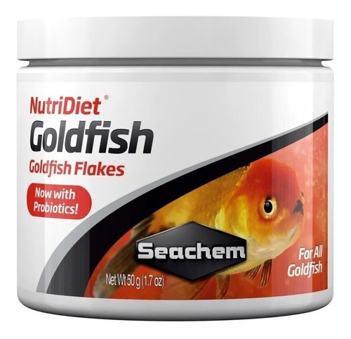Ração Seachem Nutridiet Goldfish Flakes 50g