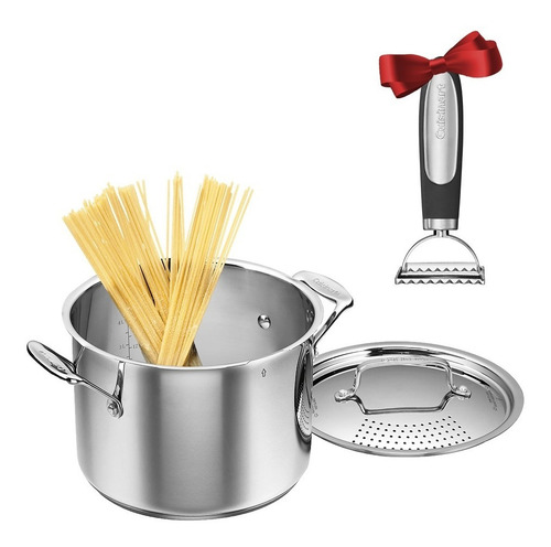 Imagen 1 de 4 de Olla Pasta 6qt Acero Inoxidable 766s-22es Regalo En Compra