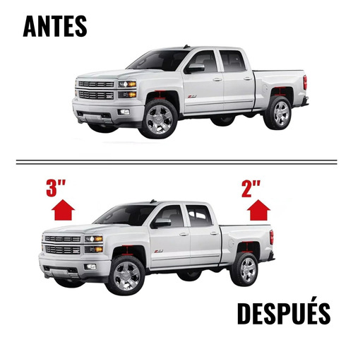Kit De Elevación Tacoma Hilux 05-23 3 Adelante 2 Atrás