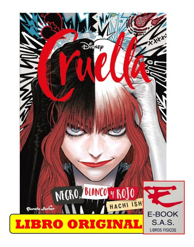 Cruella ( Manga) Negro, Blanco Y Rojo