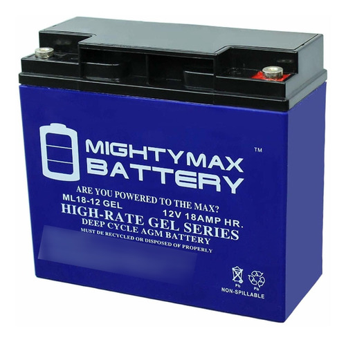 Ah Bateria Gel Para Bmw Klt Krs Motocicleta Mighty Max