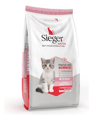 Alimento Para Gatos Sieger Kitten Inmuno Protect 3kg