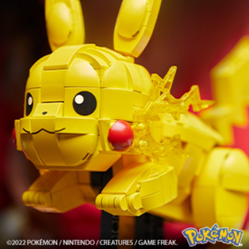 Juguete De Construcción Mega Construx Pokémon Pikachu 1087 Pikachu
