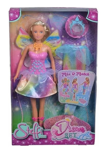 Muñeca Steffi Love Dream Set Hada 3 En 1 