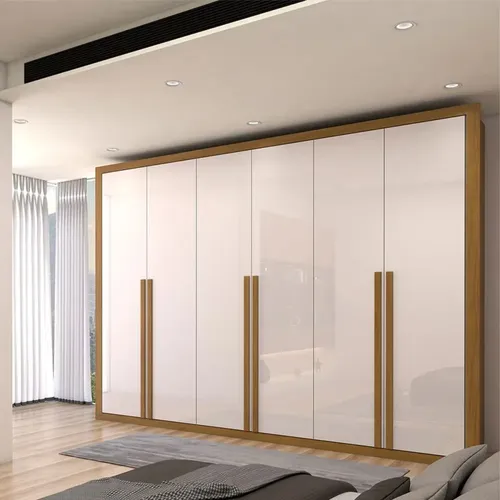 Panorama Móveis Guarda-roupa Casal Classic 6 Portas 6 Gavetas 100% Md