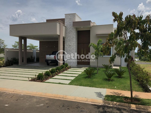 Tamboré - Jaguariúna. Casa Novinha, Térrea Com 233 M² De Construção, Condomínio De Alto Padrão, Com Toda Comodidade - Ca00861 - 68211041