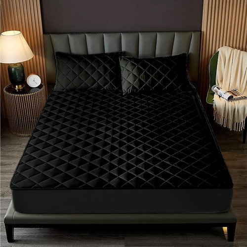 Cubrecolchón Impermeable 1.5 Plazas + Funda De Almohada