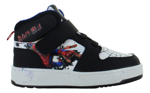 Spiderman Tenis Bota Marvel Moda Casual Confort Niño 86580