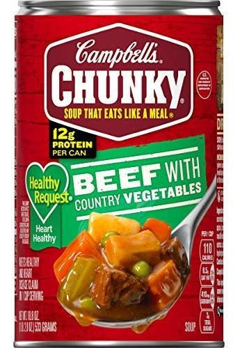 Campbell's Chunky Healthy Beef Beef With Country Vegetables