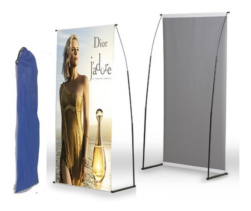 Portabanner Con Banner 190 X 90 Cm Doble Tensor