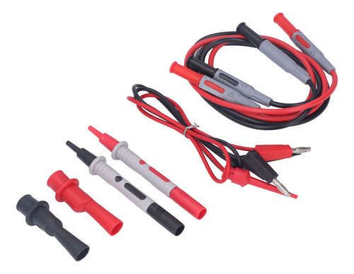 . Kit De Prueba For Multímetro, Cables De Conexión, Ganchos