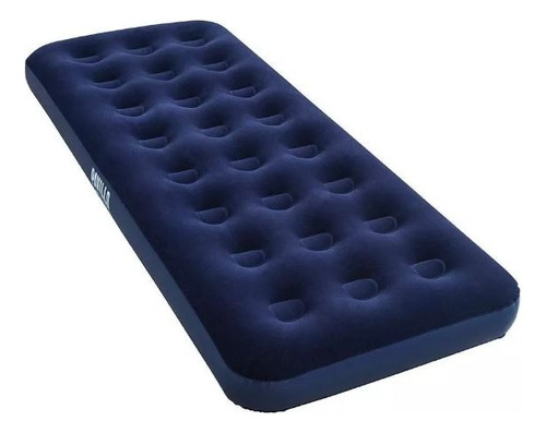 Colchón Inflable Bestway Sencillo De 185x76x22cm Color Azul