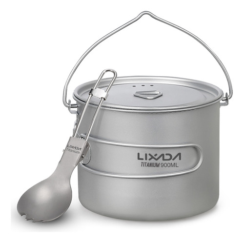 Bote De Titanio Ligero Lixada De 750 Ml/900 Ml/1100 Ml Con