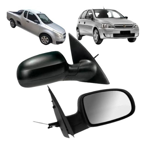 Par Retrovisor Corsa Montana 2002 A 09 2010 2011 C/controle