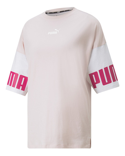 Remera Power Colorblock Tee Puma Para Mujer