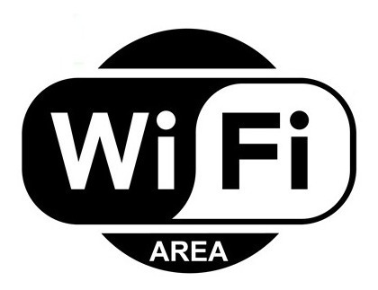 Logo Wifi Cartel Calco Sticker En Vinilo Autoadhesivo