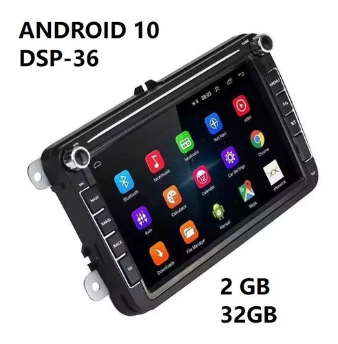 Estereo Multimedia Android 10 Carplay, Vento, Passat, Amarok
