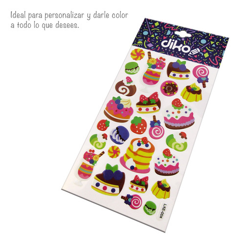 Stickers Autoadhesivos Diseños Varios Pack X 20 Planchas.