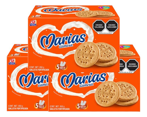 Galleta Marias 15 Rollos De 170 G C/u Gamesa