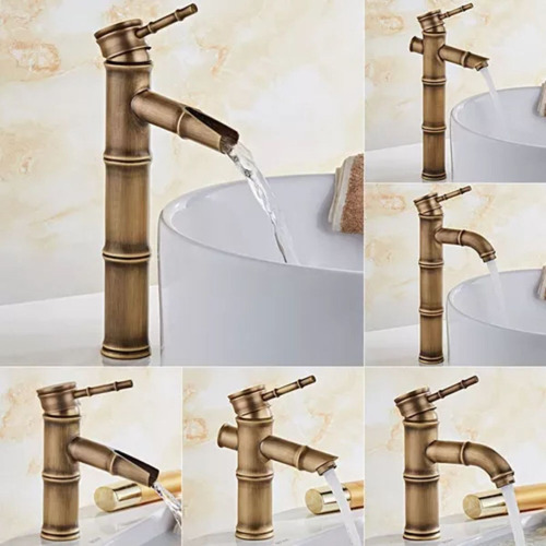 G Grifo De Bambú, Lavabo De Baño Vintage A