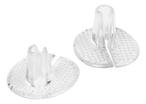 5 Pares Antideslizantes De Silicona Transparente Para Sandal