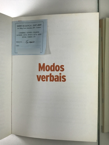 Livro Português Com Professor Pasquale Baseado No Programa Minha Lingua Portuguesa - B7